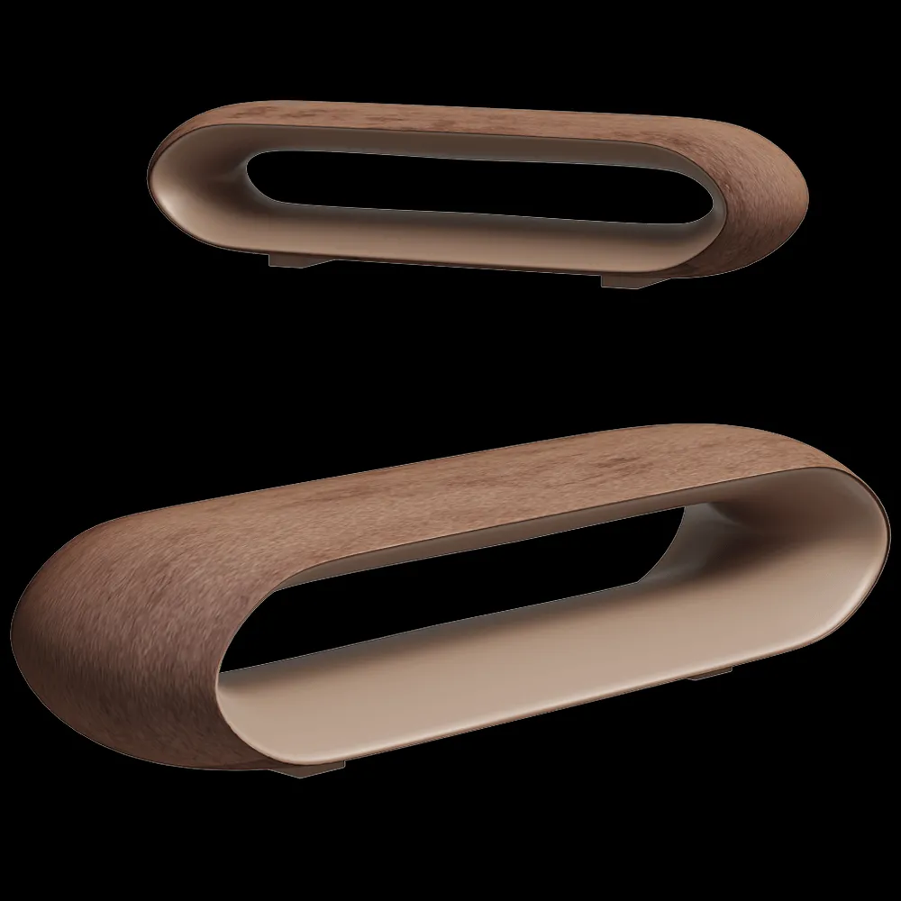 Serralunga – Bench Loop Moleskin 3ds Max