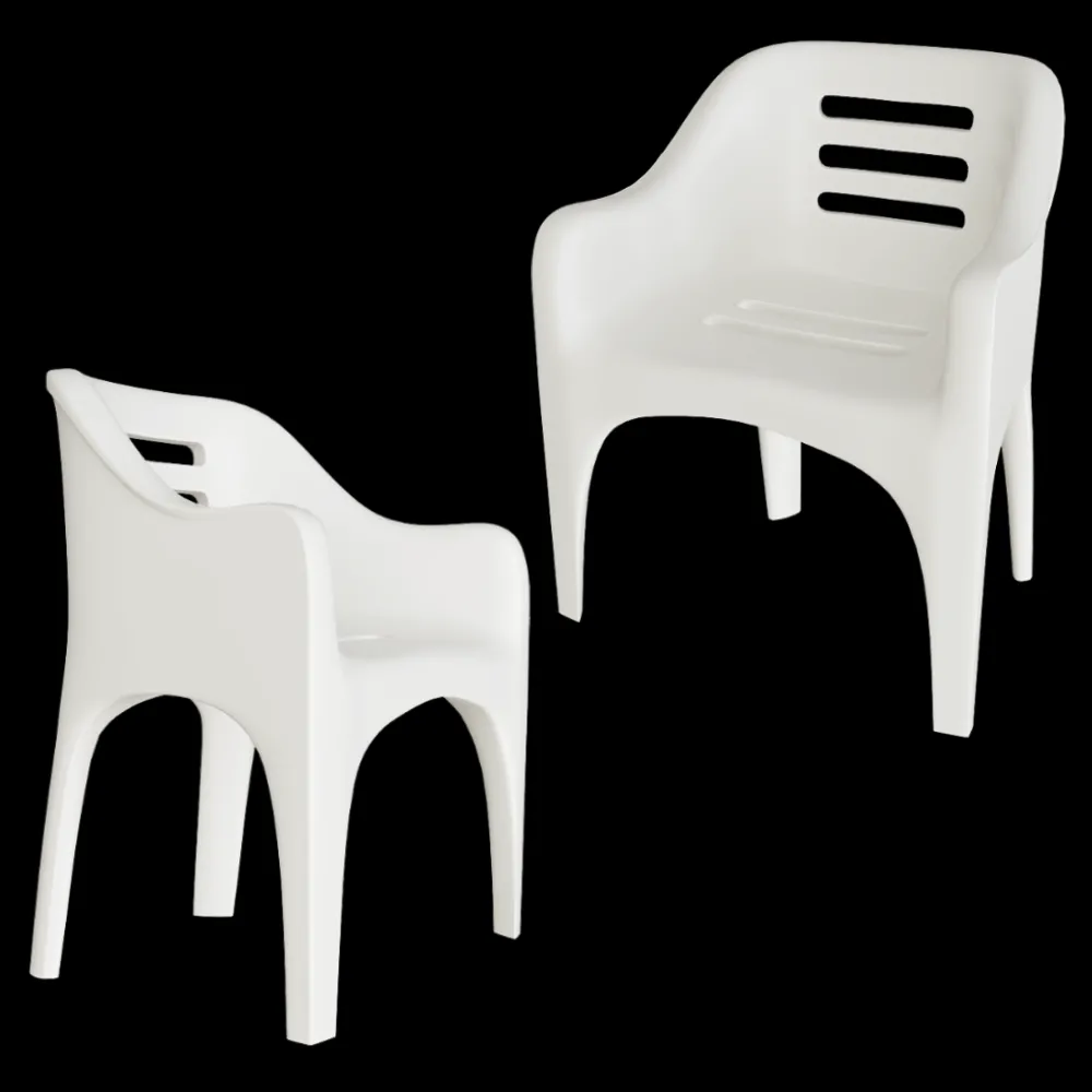 Serralunga – Chair Russel 3ds Max