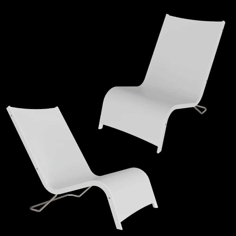 Serralunga – Deckchair Set of 2 Lazy Sdraio 3ds Max