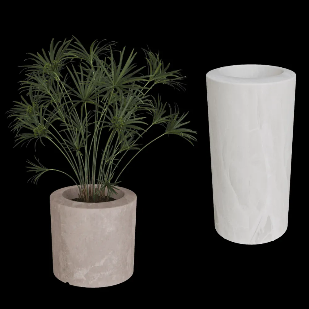 Serralunga – Planter Tubini 3ds Max