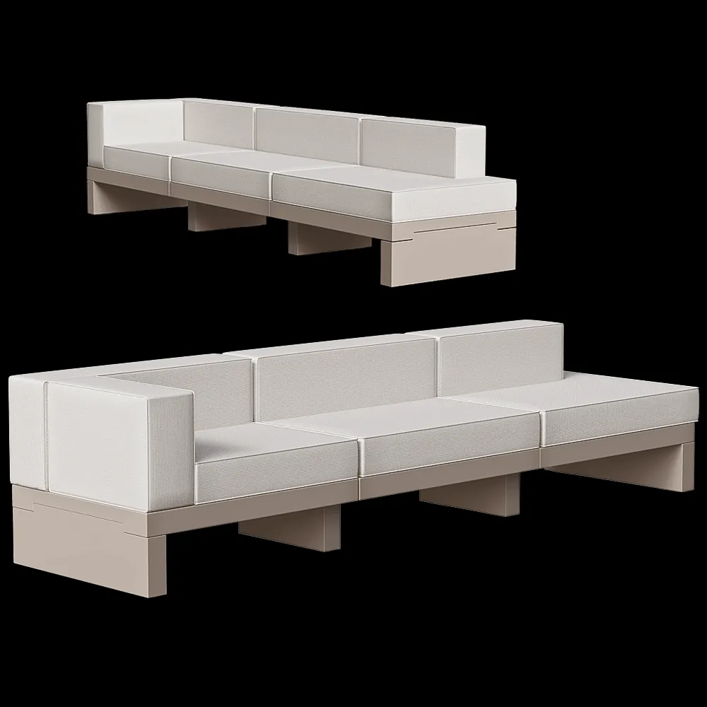 Serralunga – Sofa Hour 3ds Max