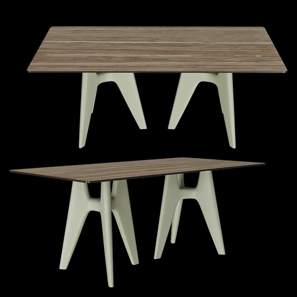 Serralunga – Table Notre Dame Collection 3ds Max