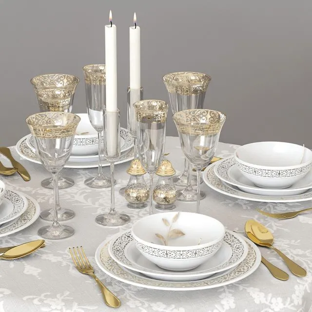 Serving roundtable 3dsMax Model