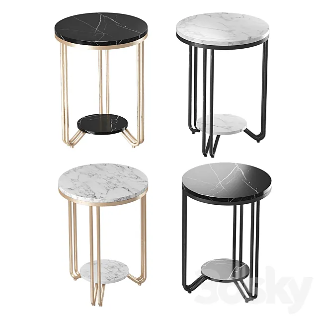 Serving table 100stolov 3DS Max Model