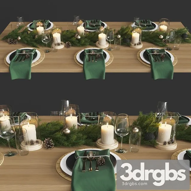 Serving Table Set 003 3dsmax Download