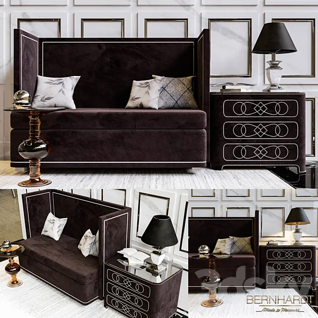 set “BERNHARD” furniture 3DSMax File