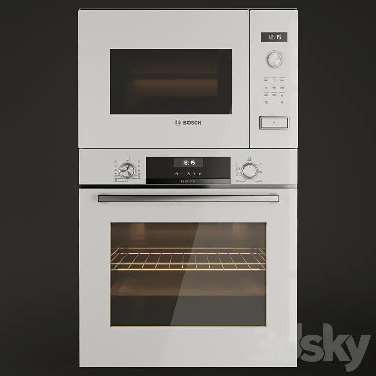 Set Bosch oven 3DS Max