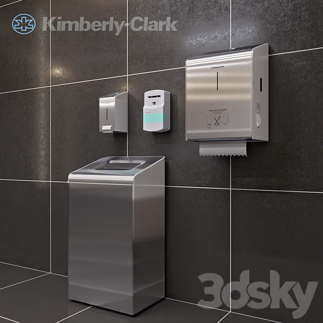 Set dispensers Kimberly-Clark 3DSMax File