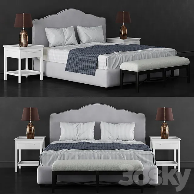 Set for bedroom from dantonehome.ru 2 3DSMax File
