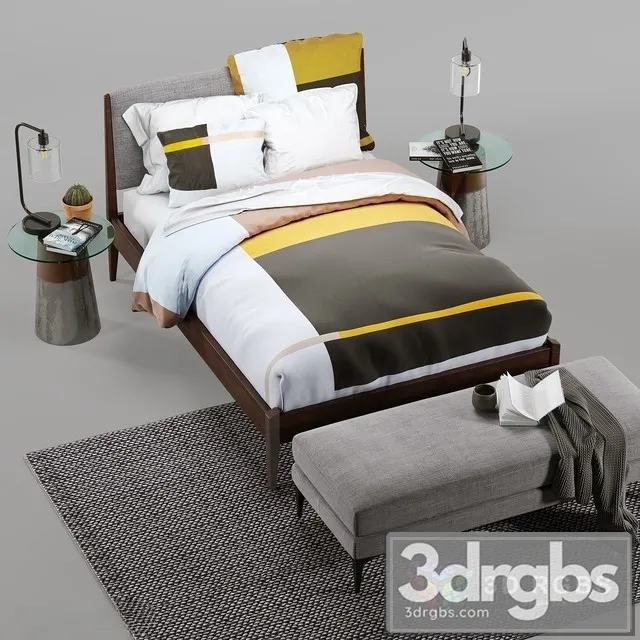 Set for bedroom Westelm 3dsmax Download