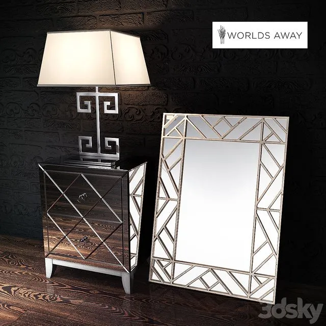 Set for the interior of the Worlds Away Homepage 3dsMax Model