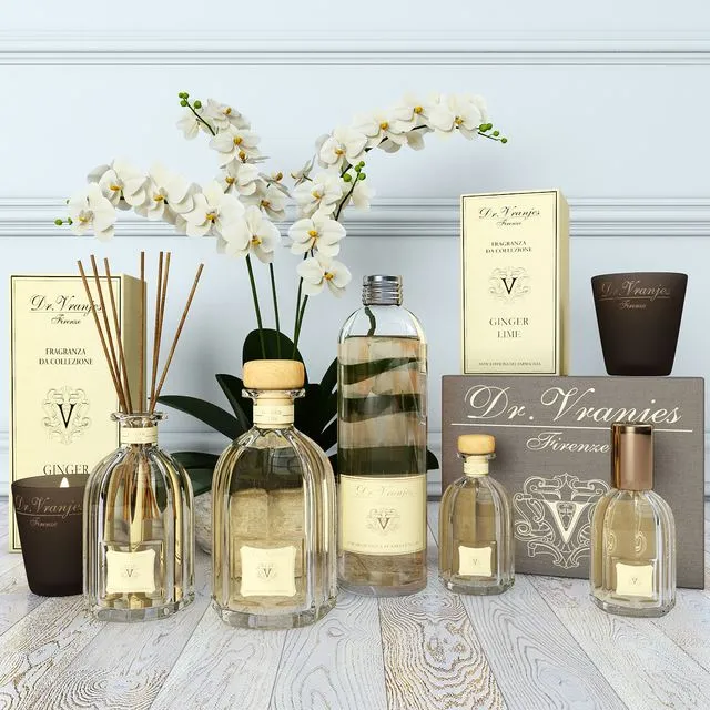 Set fragrances Dr. Vranjes Ginger Lime 3dsMax Model