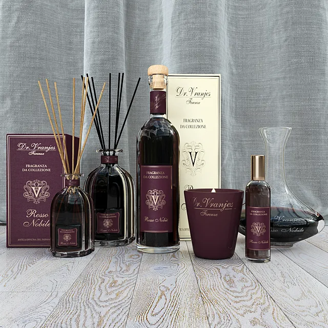 Set fragrances Dr. Vranjes Rosso Nobile 3ds Max