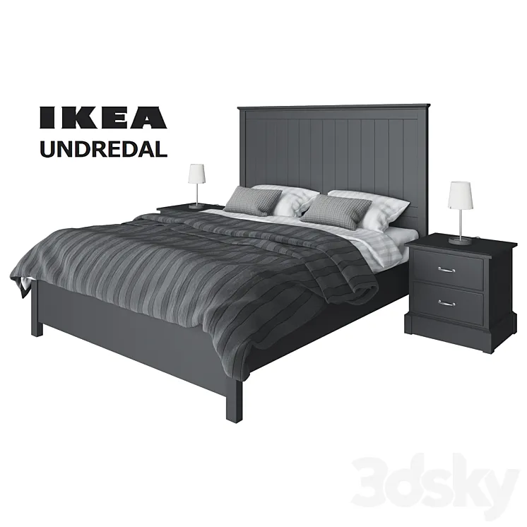 Set Ikea Undredal 3DS Max