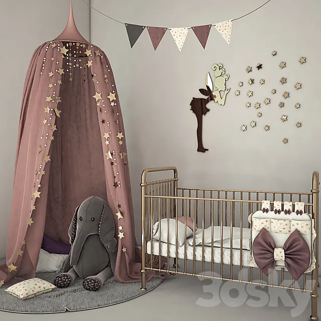 Set in the nursery 3ds Max