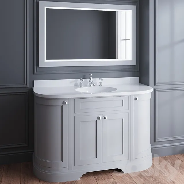 Set of bathroom furniture from Burlington 3ds Max