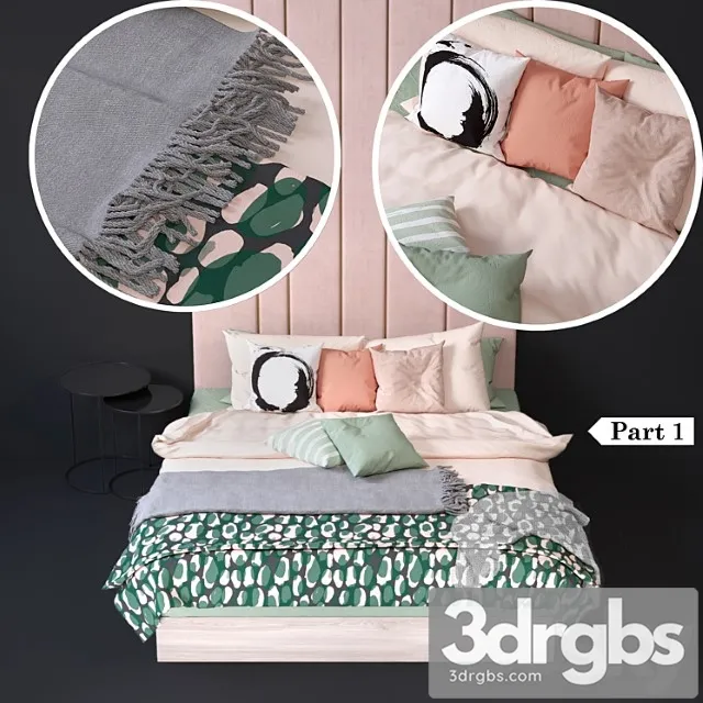 Set of bed linen 3 (part 1) 2 3dsmax Download