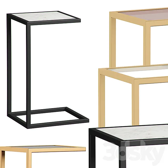 Set of bedside tables from FOR MISS SHOP 3ds Max