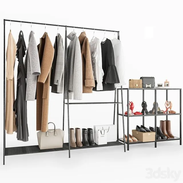 Set of clothes 3dsMax Model