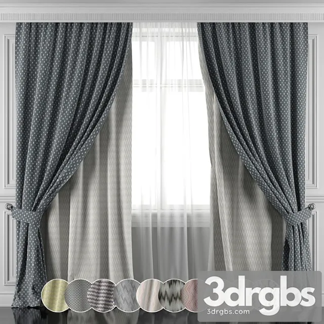 Set of curtains 456-461