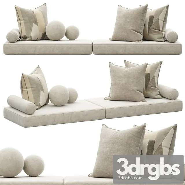 Set of decorative pillows 005