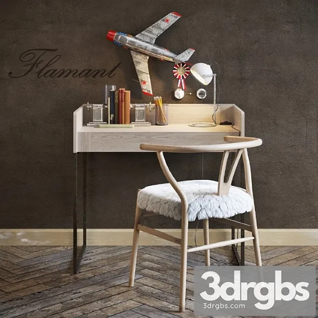 Set of furniture flamant 3dsmax Download