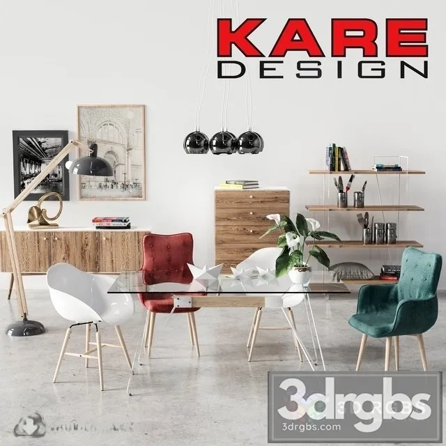 Set of Furniture Kare Design 3dsmax Download
