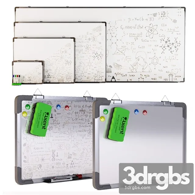 Set of magnetic boards forpus 3dsmax Download