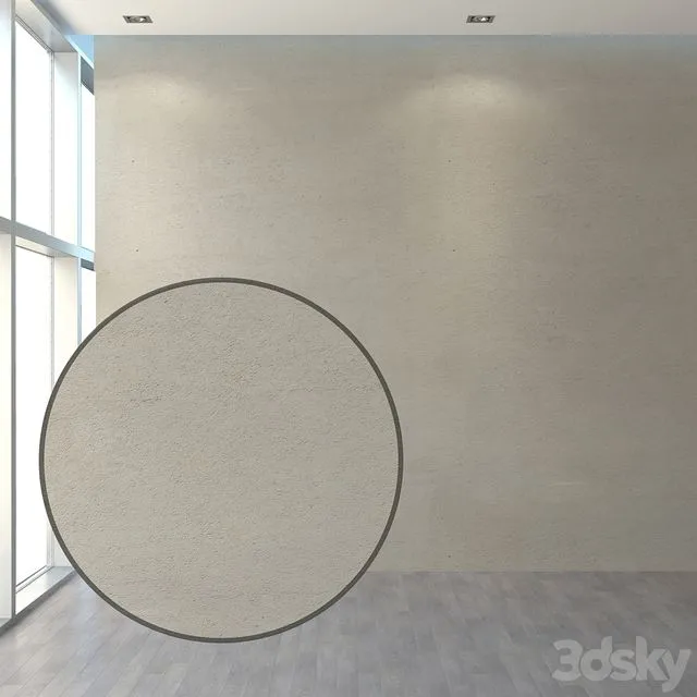 Set of plaster for the facade and interior 3dsMax Model
