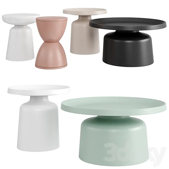 Set of tables from Divan.ru 3ds Max