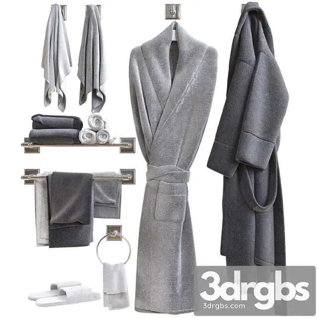 Set of Towels and Robes 2 3dsmax Download