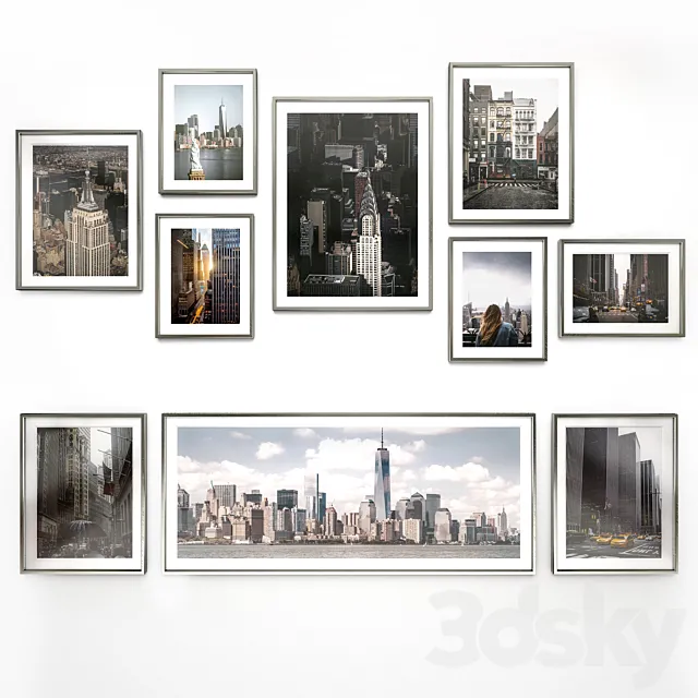Set pictures of New York 3DSMax File