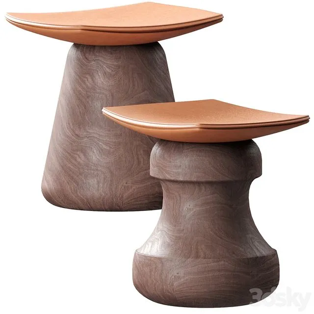 Set stool ROI and MAT 3dsMax Model