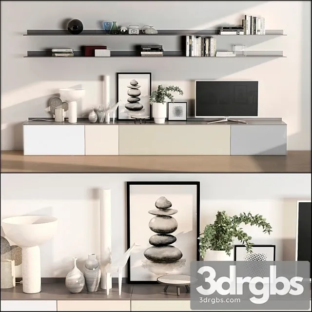 Set TV Wall 6 3dsmax Download