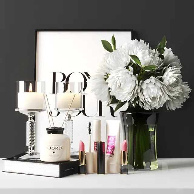 set1154 -peony4 3DS Max Model