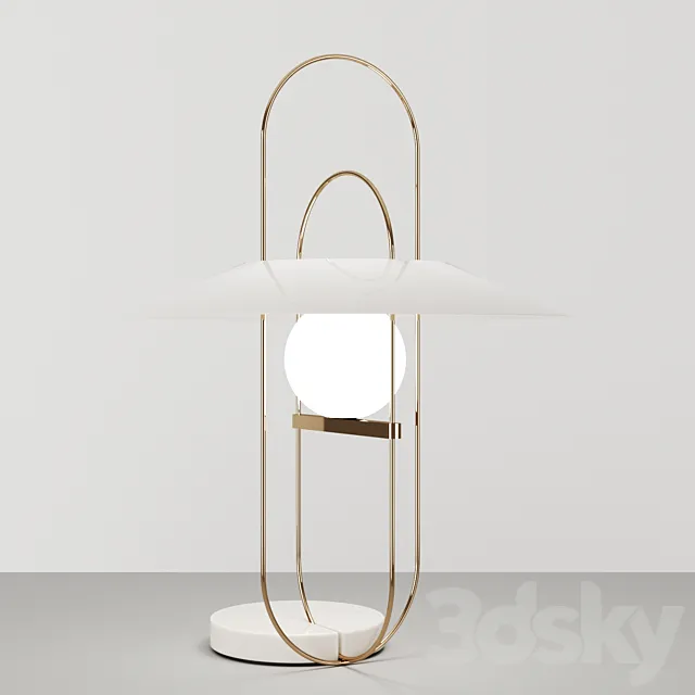 Setareh table lamp by Fontana Arte 3DSMax File