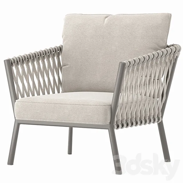 sette garden karel armchair 3ds Max