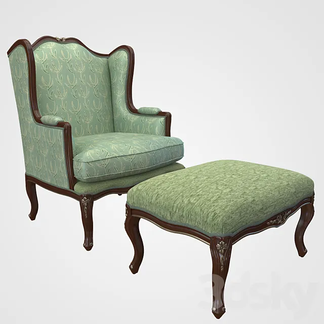 Seven Sedie Enea Armchair 3ds Max