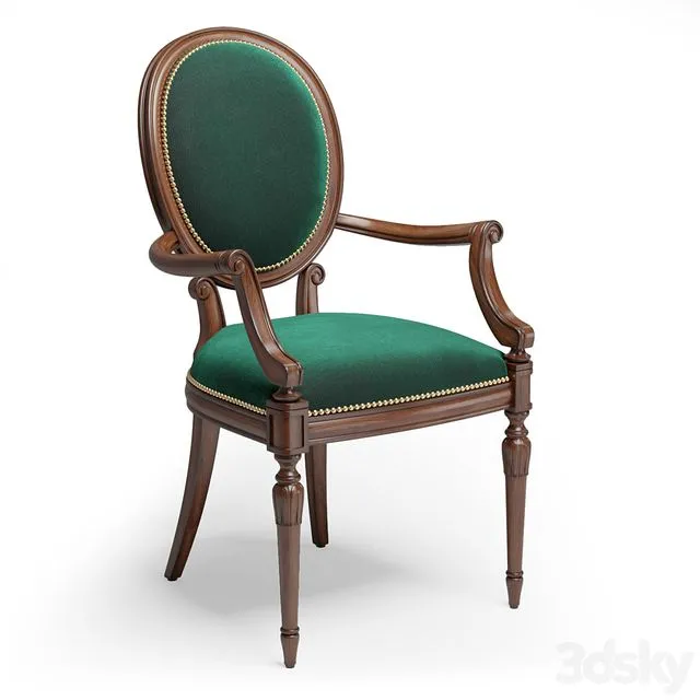 Sevensedie Small Armchair Olga 3dsMax Model