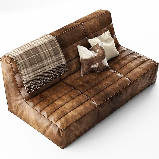 SHABBY SECTIONAL SOFA 3dsMax Model