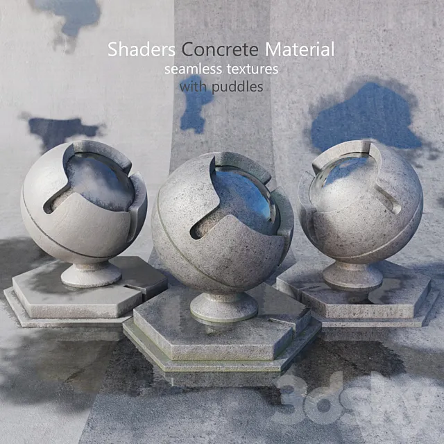 Shaders Concrete 7 3ds Max