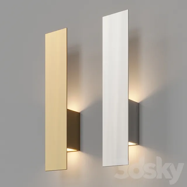 Shades of light Modern Shielded LED Sconce 3ds Max