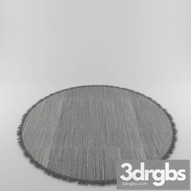 Shaggy Carpet With Round Piping 3dsmax Download