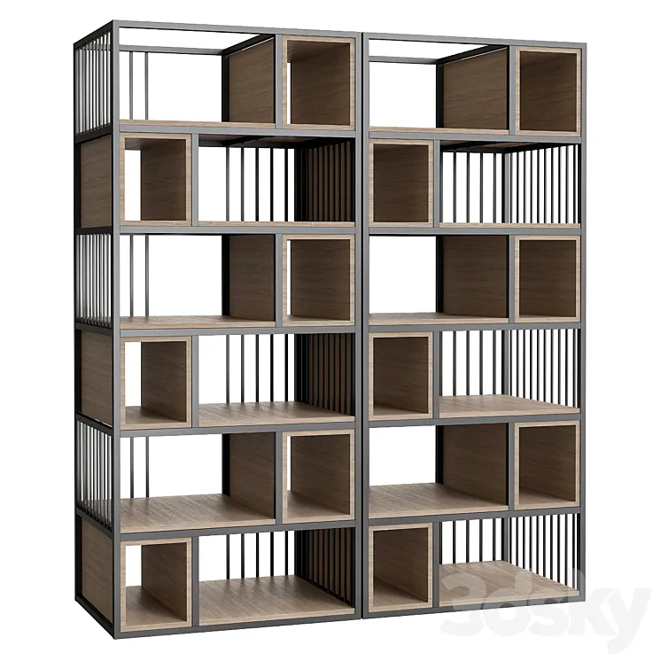 Shakedesign Bookcases No. 18 3DS Max