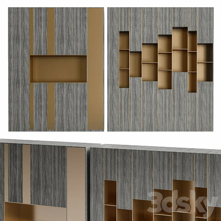 Shakedesign Bookcases No. 27 3DS Max