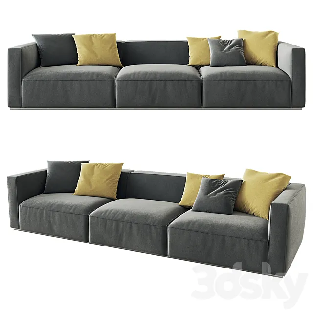 Shangai Sofa Poliform option 01 3DSMax File