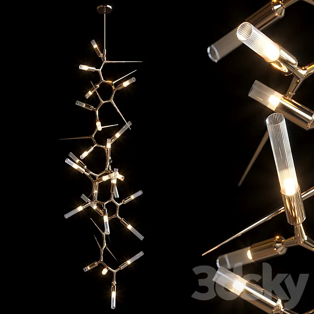 SHARD CHANDELIER LUXXU 3ds Max