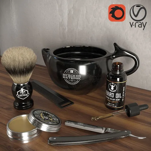 Shaving kit 3dsMax Model