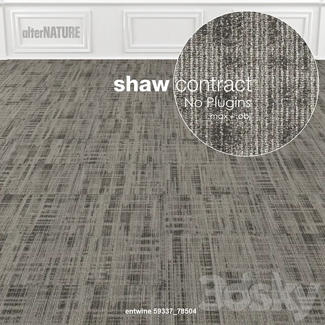 Shaw Carpet Alternature Entwine 3DS Max Model