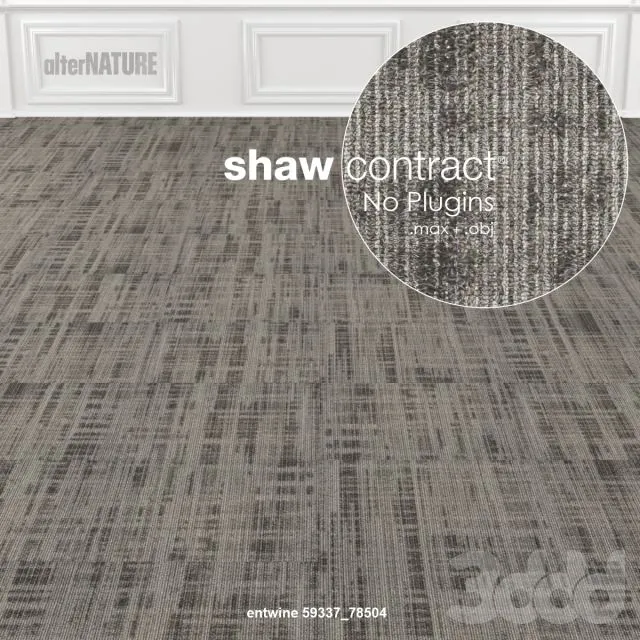 Shaw Carpet Alternature Entwine 3dsMax Model
